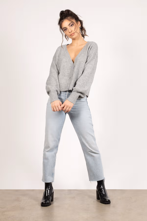 Keep Me Company Sweater Cardigan - Rose