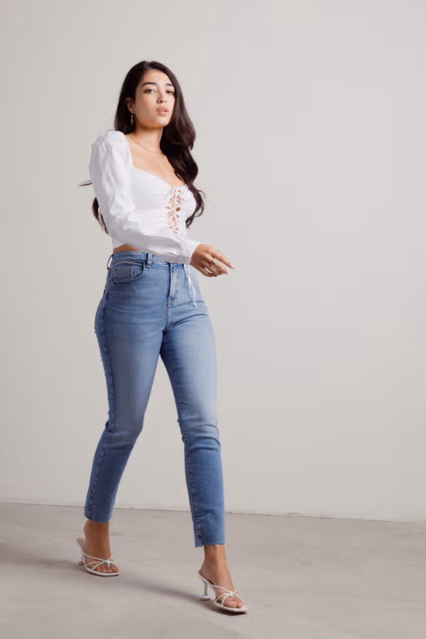 Sun Up Crop Top - Black