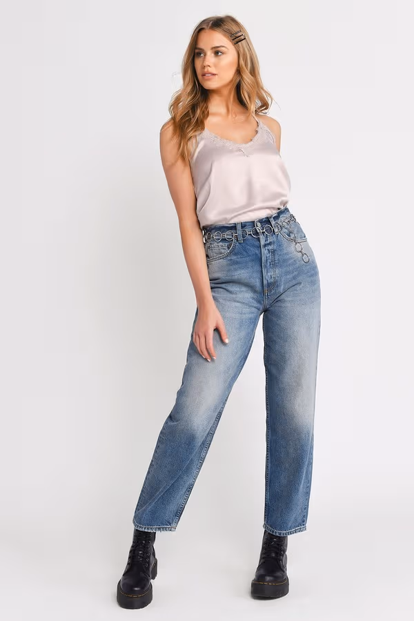 Amiyah Satin Top - Stone