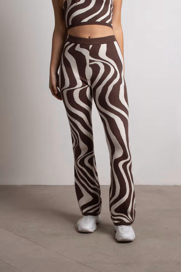 Granted Asylum Sweater Pants - Chocolate Brown