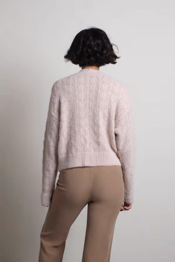 Casandra Fuzzy Sweater - Ivory