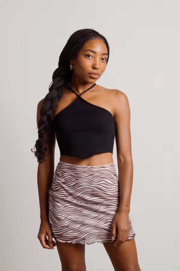 Always and Forever Crop Top - Black