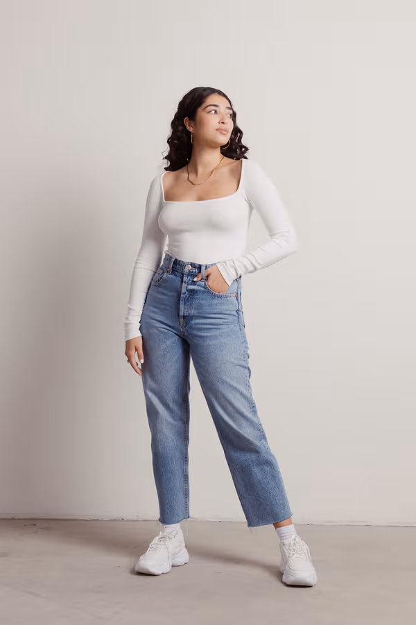 Right My Wrongs Long Sleeve Top - White