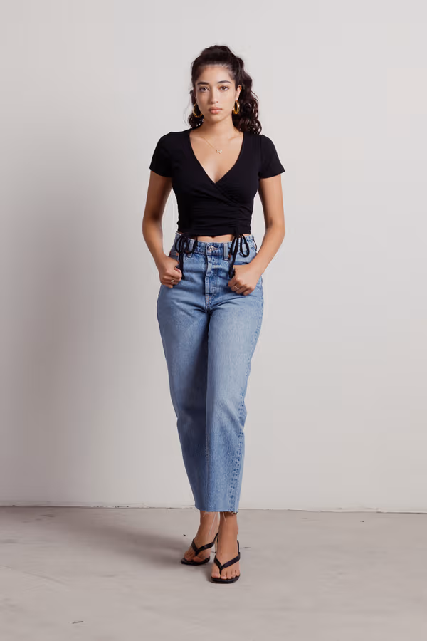 Sweetie Crop Top - Blue