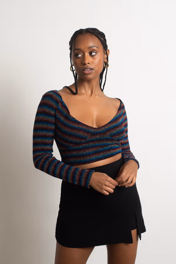 Starlite Crop Top - Rainbow