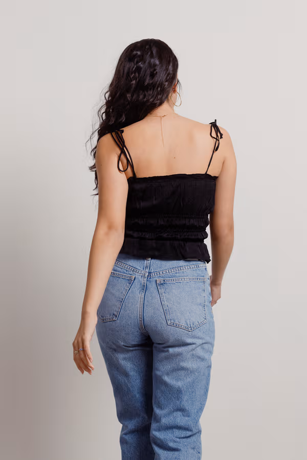 Many Hours Satin Top - Champagne