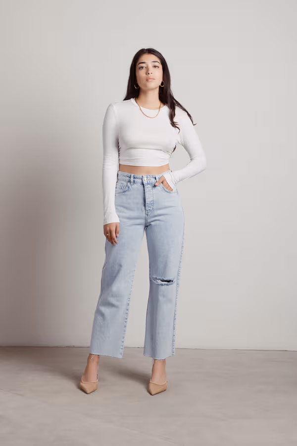 Tamago Crop Top - Black