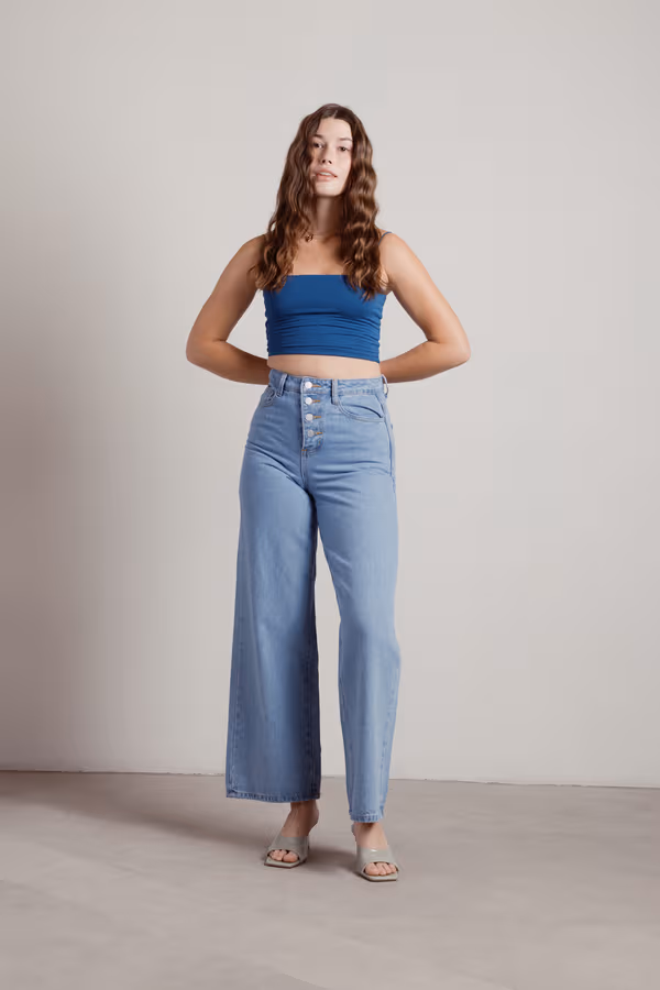 One At A Time Crop Top - White