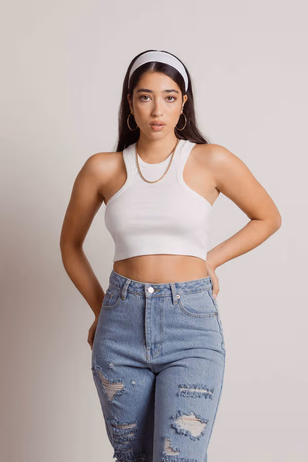 Fernandez Crop Top - Black