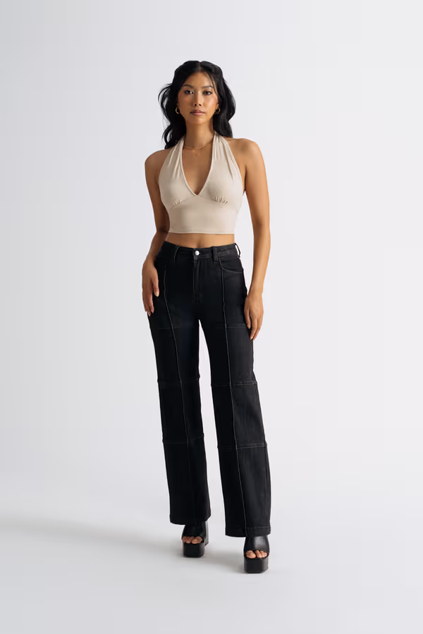 Kyle Crop Top - Ivory