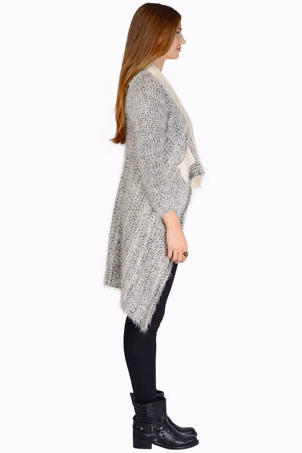 Winterfell Knit Cardigan - Grey Multi