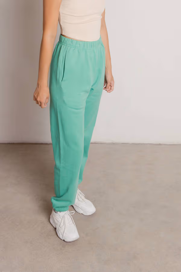 Homebody Stretchy Sweatpants - Green
