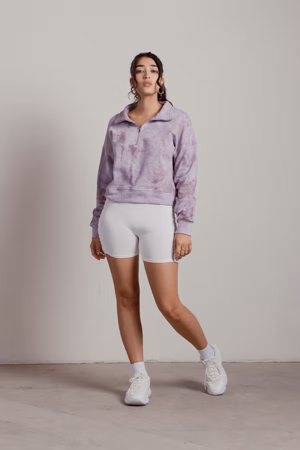 Grape Slushie Tie Dye Sweatshirt - Purple