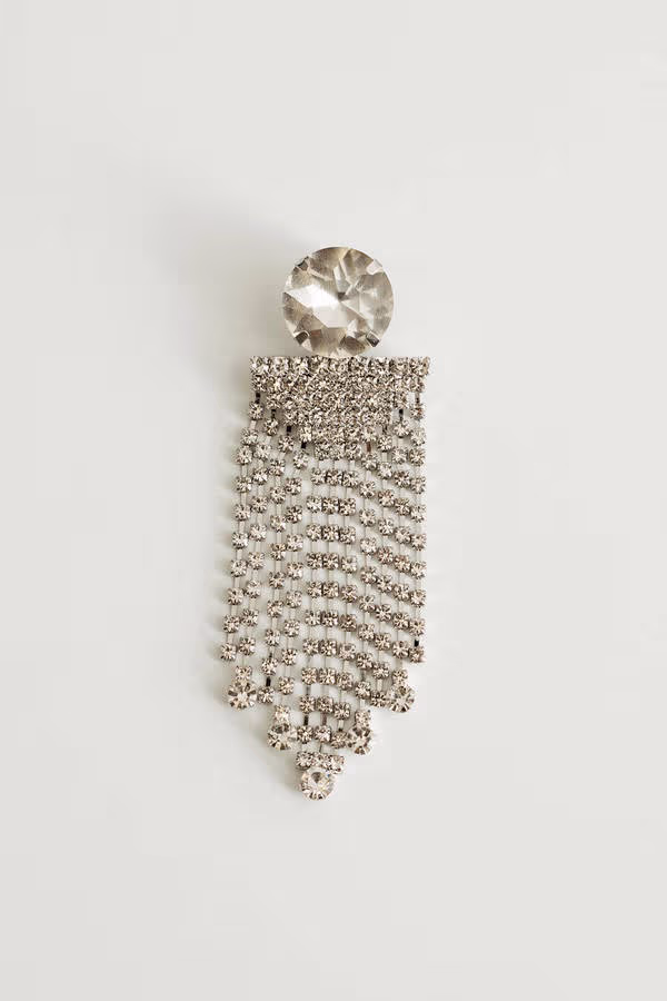 Carrying Your Love Tassel Earrings - Silver