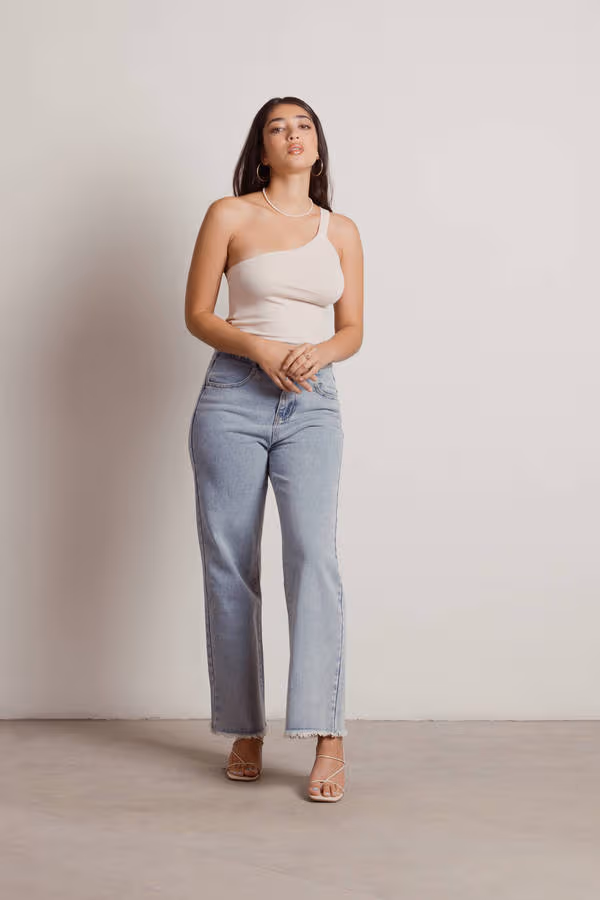 Iggy One Shoulder Top - Black