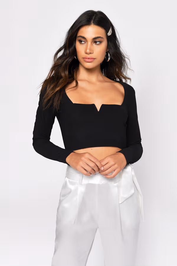 Cybil Crop Top - Ivory