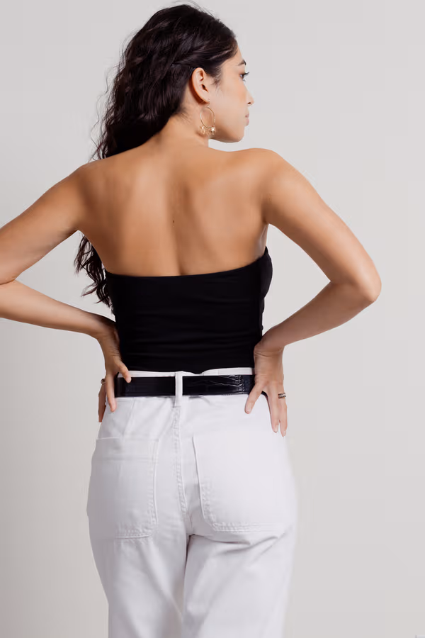 Keep It Simple Tube Top - Black