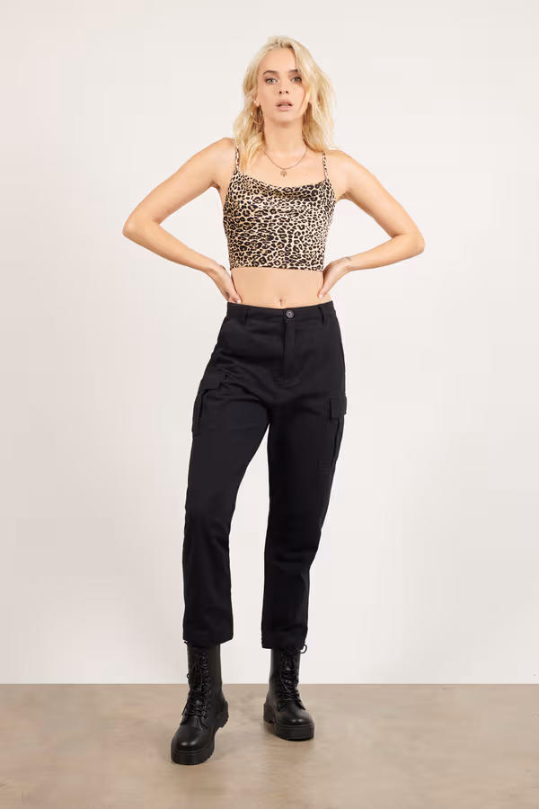 Simplicity Cargo Pants - Black