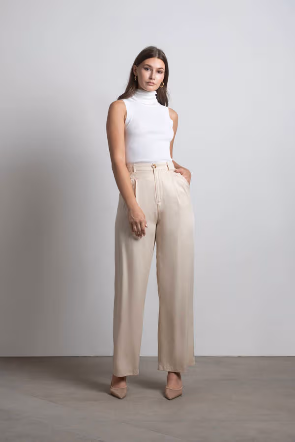 Cassie Black Ribbed Turtleneck Sleeveless Top