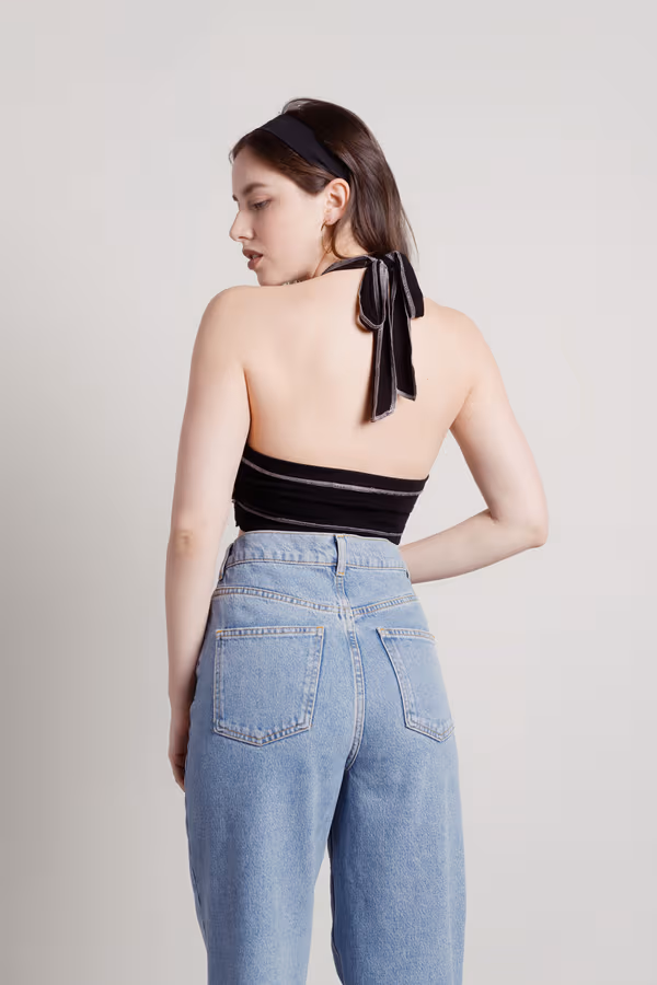 Peak Crop Top - Off White