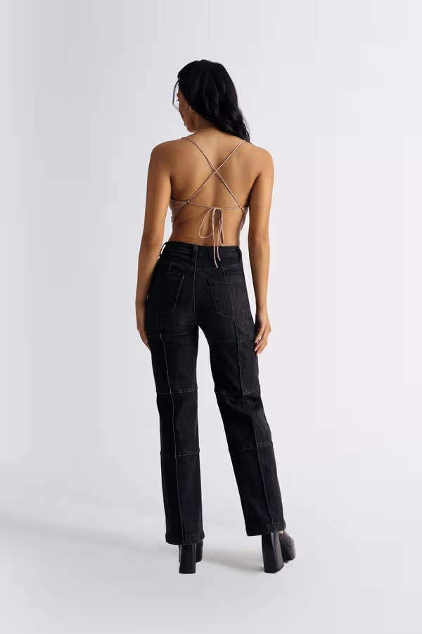 Roar Louder Crop Top - Mocha