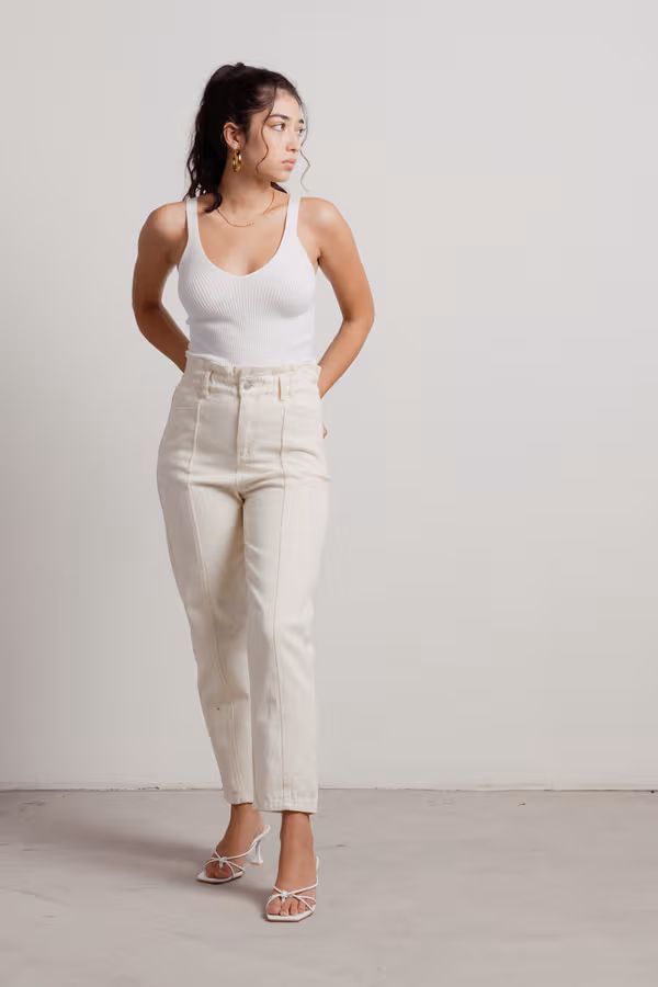 David Tank Top - Ivory