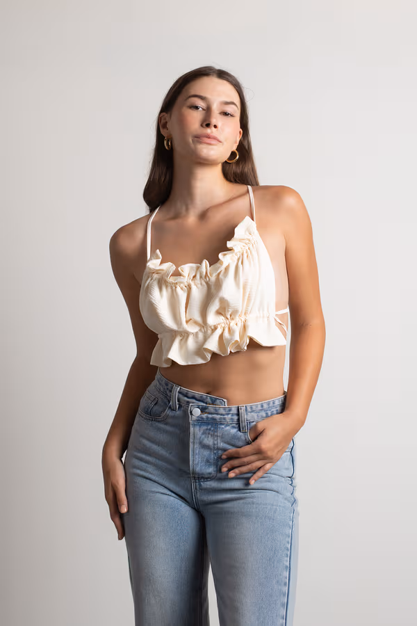 Angelic Crop Top - Rust