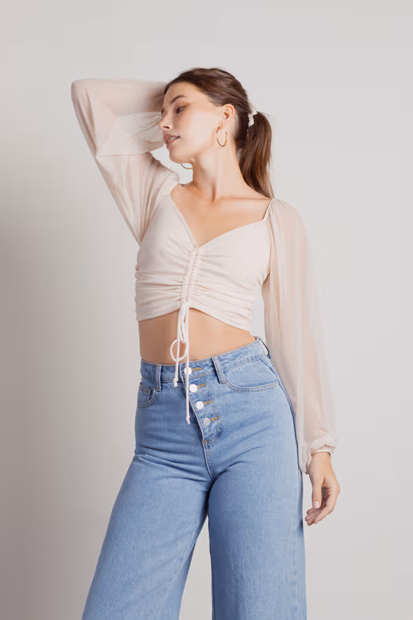 In The Abyss Crop Top - Green