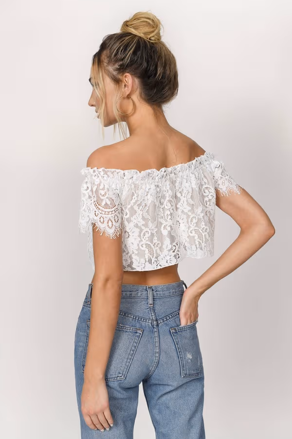 Riley Crop Top - Red