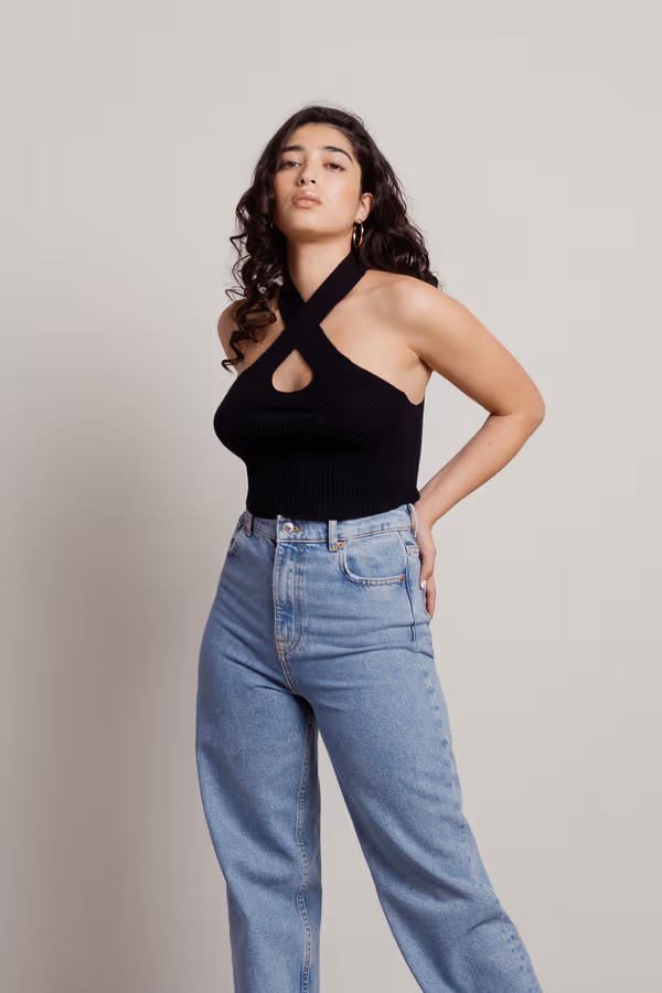 Polly Crop Top - White