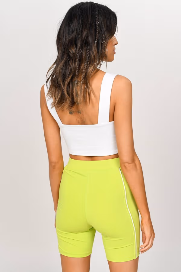 Speed Biker Shorts - Slime Green