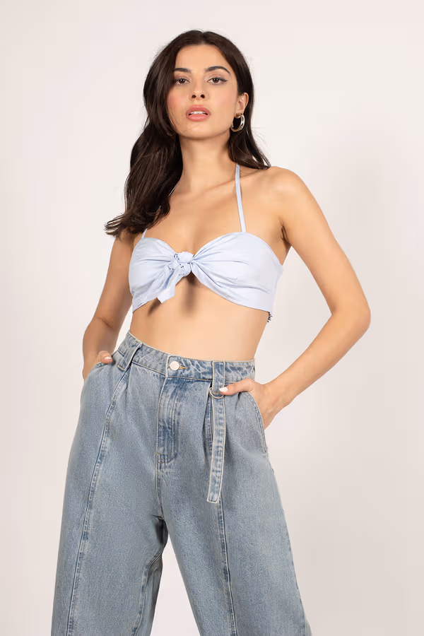 Alysha Bralette - Light Blue