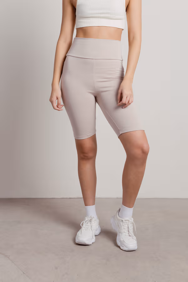 Ride Around Knit Biker Shorts - Blush