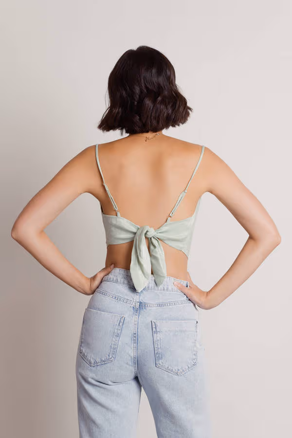 Is It Over Crop Top - Peach