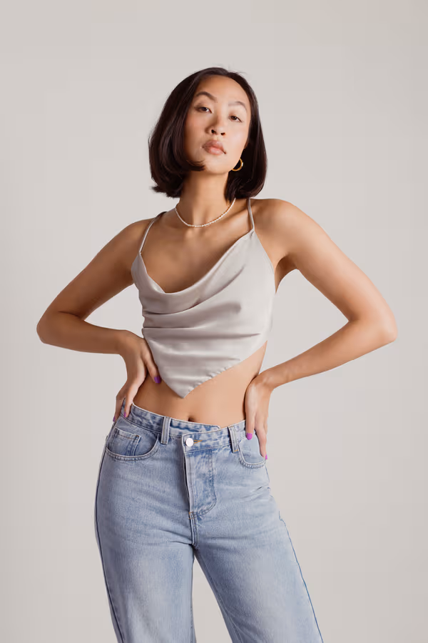 Feel Enough Crop Top - Sand