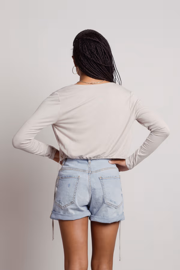 Mina Crop Top and Cardigan Set - Green