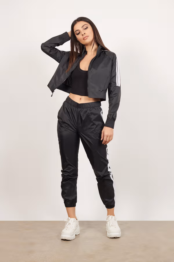 Break Free Track Jacket - Black