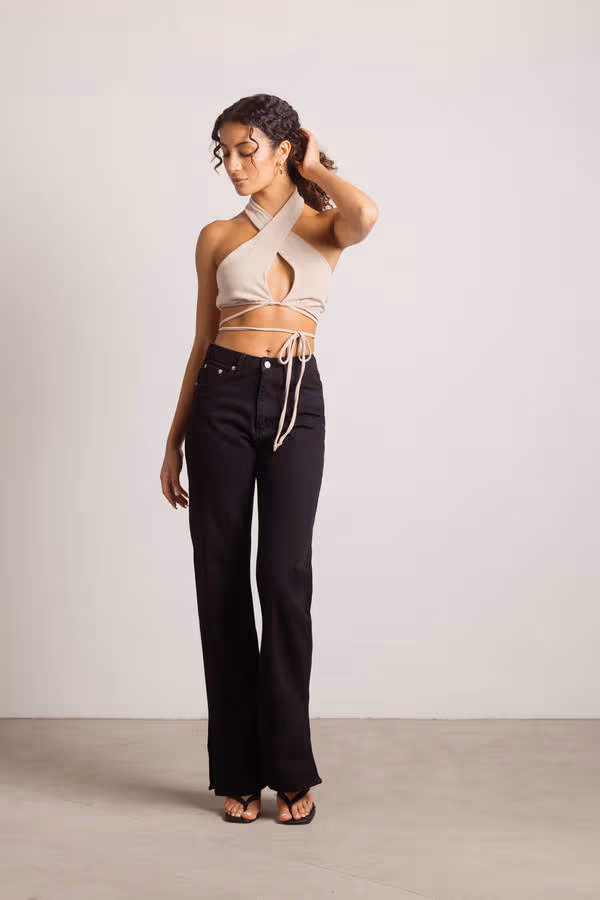 Sami Crop Top - Beige