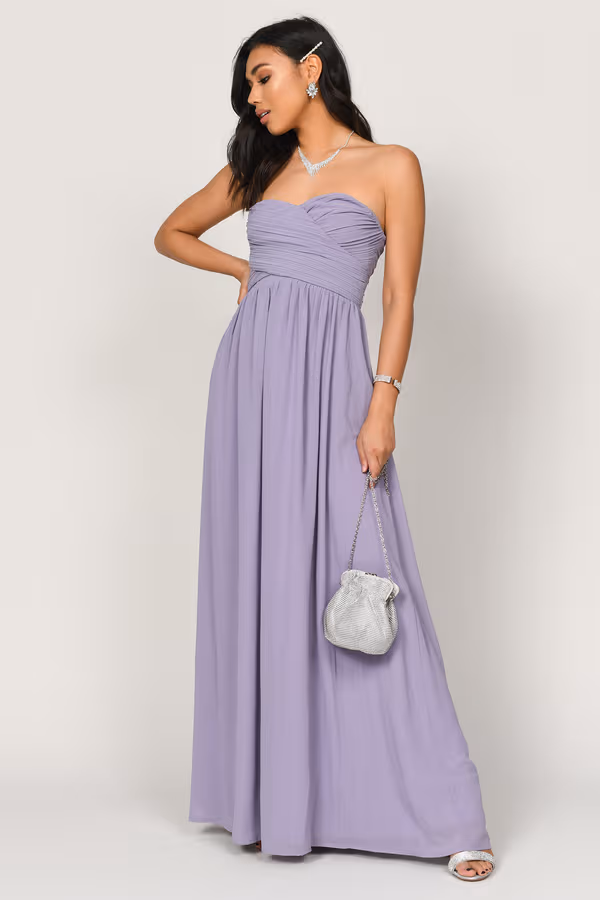 Go Glam Sweetheart Surplice Maxi Dress - Emerald