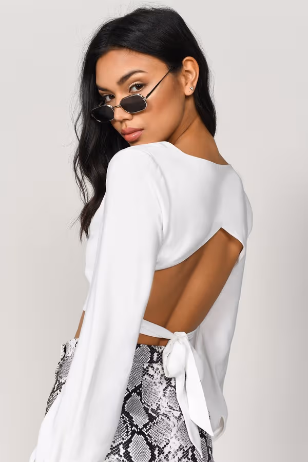 Neima Crop Top - White