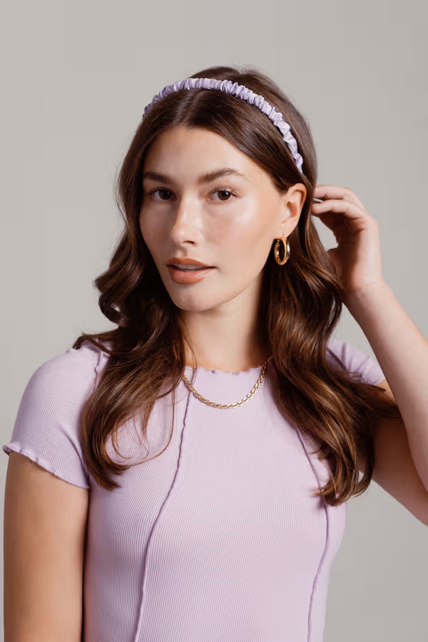 Candy Pop Ruched Headband - Green