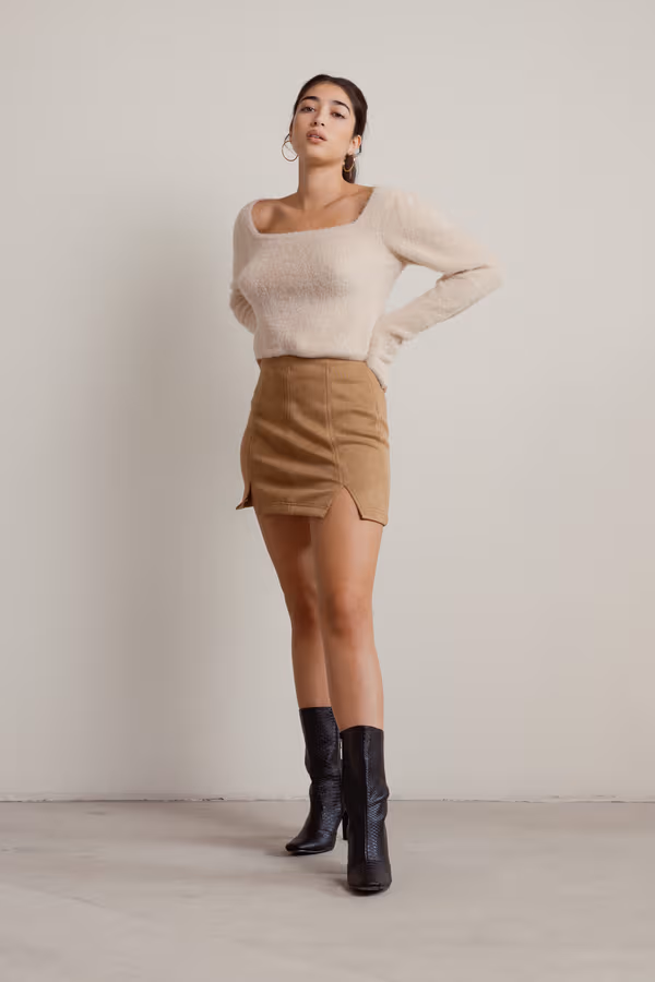 Thandi Fuzzy Sweater - Cream