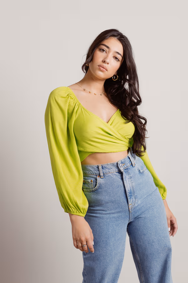 Move On Crop Top - Red Multi