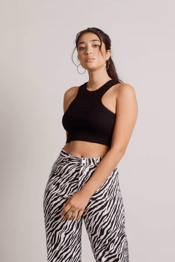 Fernandez Crop Top - Black