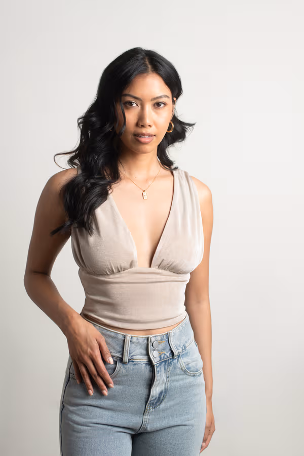 Dazed And Confused Crop Top - Green