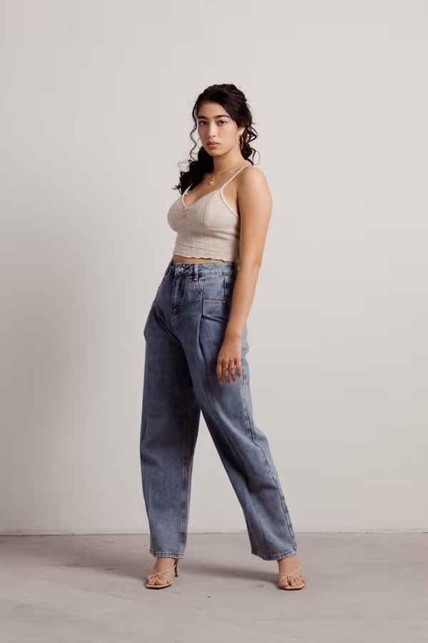 Quicksand Crop Top - Natural