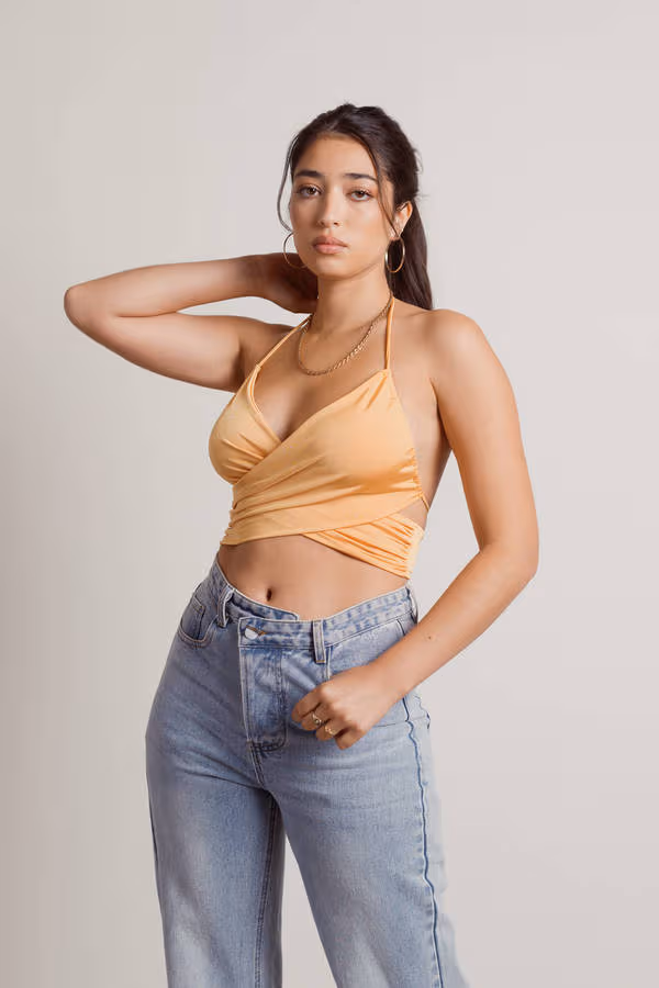 Panorama Crop Top - Green