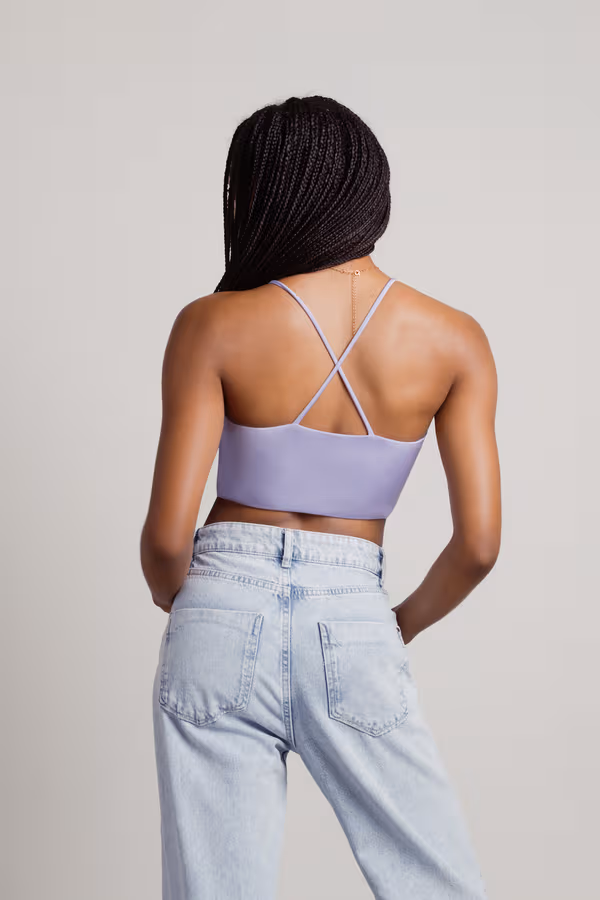 Drive To Malibu Crop Top - Red