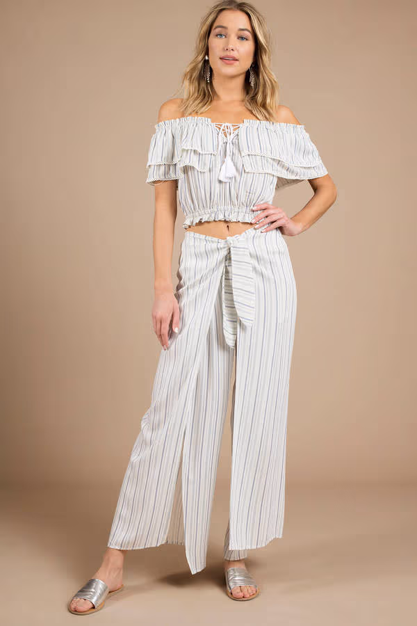 Lost + Wander Kiara Slit Pants - Multi