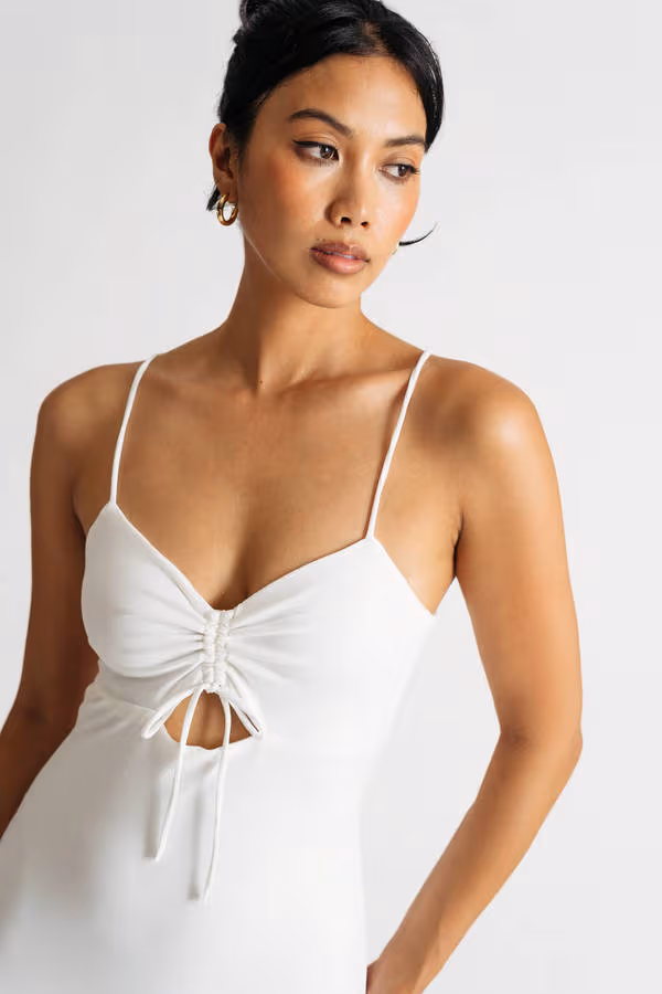 These Days Keyhole Backless Mini Dress - Black